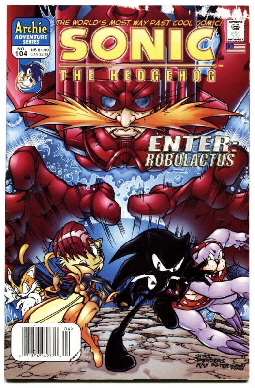 Sonic The Hedgehog #104 2002-archie comics-Sega-Galactus cover