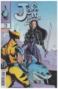 JEFF THE LAND SHARK #3 MARVEL COMICS 2025 LUCIANO VECCHIO VARIANT NM
