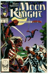 Marc Spector Moon Knight #2 (1989) - 9.2 NM- *Hunter's Moon/Spider Man*
