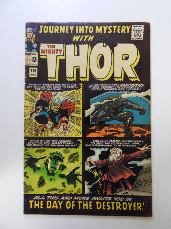 Journey into Mystery #119 (1965) 1st appearance Warriors Three FN- condition