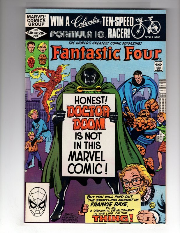 Fantastic Four #238 (1982) John Byrne Story & Art  / MC#54