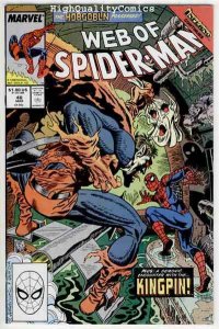 WEB of SPIDER-MAN #48, NM-, HobGoblin, Saviuk, KingPin, more in store