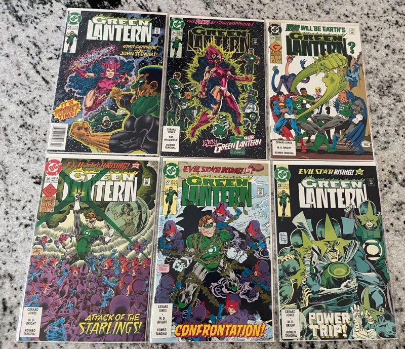 Lot Of 6 Green Lantern DC Comic Books # 23 24 25 26 27 28 NM Justice League CM7 