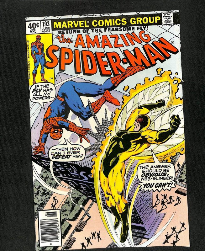 Amazing Spider-Man #193 Human Fly Appearance!