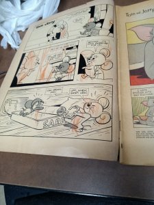 Tom & Jerry Funhouse #215 gold key 1963 silver age droopy spike and tyke Cover!