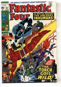 FANTASTIC FOUR #99--INHUMANS--1970--Marvel--comic book--VF-