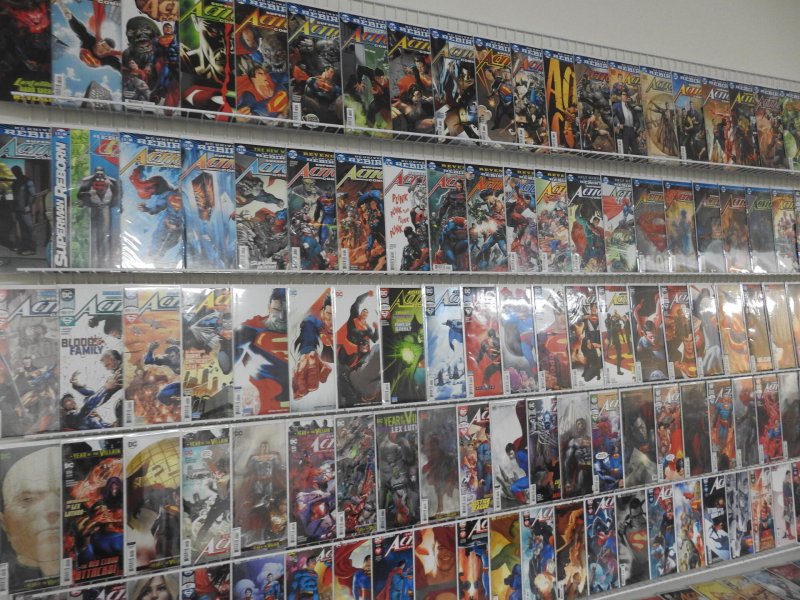 Huge Lot 140+ All Action Comics!! Variants throughout this box!!