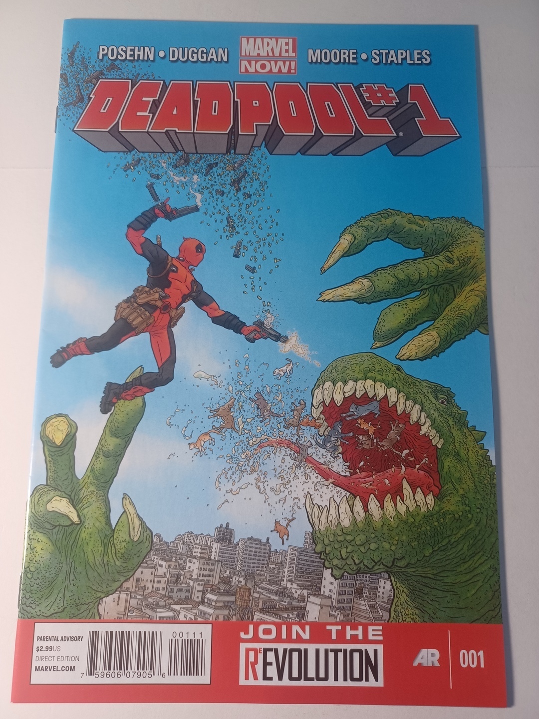 Deadpool #1 VF+ Marvel Now Marvel Comics c250