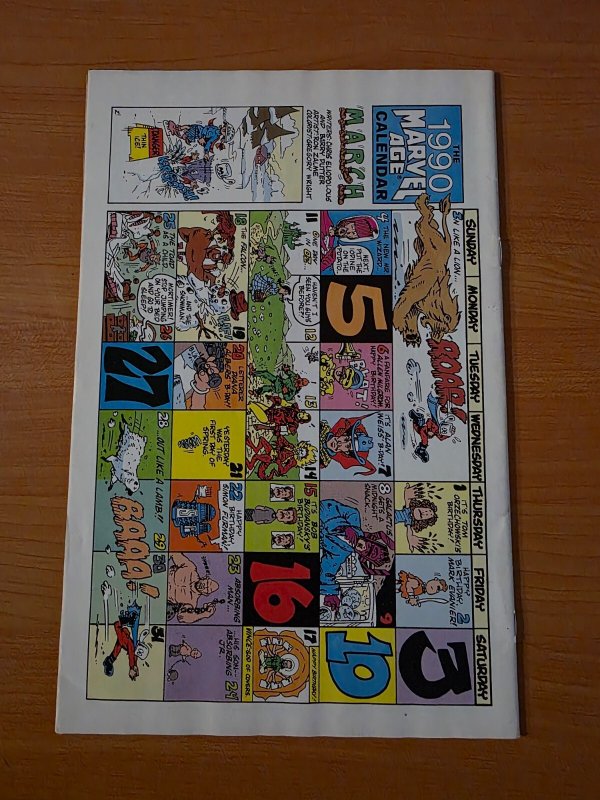 Marvel Age #87 Newsstand Variant ~ VF - NEAR MINT NM ~ 1990 Marvel Comics