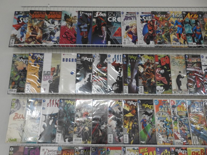 Huge Lot 120 Comics W/ Batman, Superman, Blue Beetle+ Avg VF- Condition!