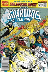 Guardians of the Galaxy #2 Annual Marvel Comics Newsstand 1992 (FN 6.0/Stock)