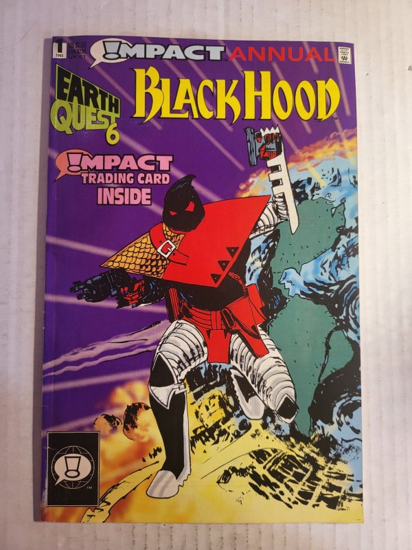 Legend of the Shield Comet, Fly, Jaguar and Black Hood Annuals Earth Quest(1992)