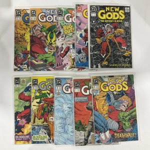 NEW GODS 1-10 12 14-22 24-28 LOT SET OF 25 ISSUES NEAR COMPLETE NM DC COMICS