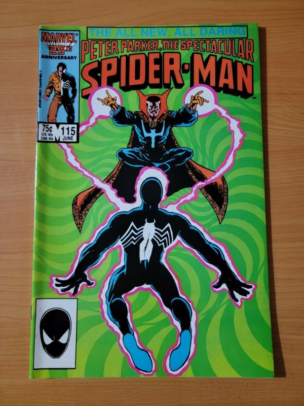 Spectacular Spider-Man #115 Direct Market ~ NEAR MINT NM ~ 1986 Marvel Comics