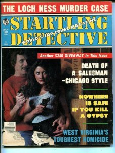 STARTLING DETECTIVE-JULY 1981-G-SPICY-MURDER-RAPE-KIDNAP-MASSACRE- G