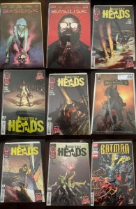 Lot of 9 Comics (See Description) Basketful Of Heads, Harley Quinn, Basilisk,...