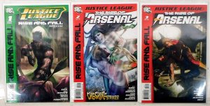Justice League: Rise And Fall Lot 3 #1, Arsenal 2, 3 2010 DC 1st Print Comics