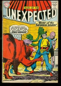 TALES OF THE UNEXPECTED #58 1961 DC SPACE RANGER SCI FI FN-