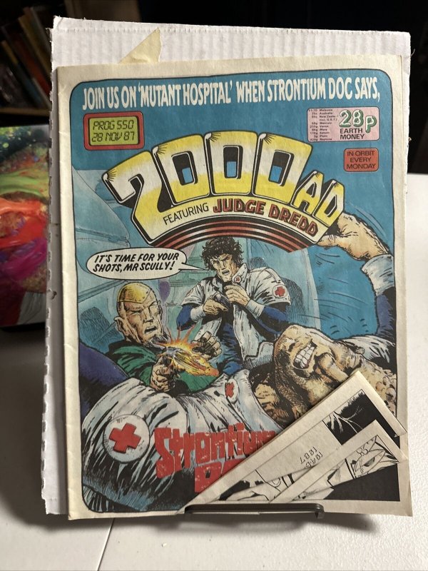 2000AD featuring Judge Dredd Prog 550