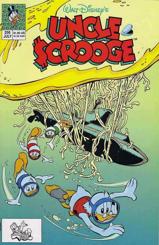 Uncle Scrooge (Walt Disney…) #256 FN; Gold Key | save on shipping - details insi