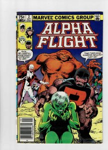 Alpha Flight #2 (1983) A Fat Mouse Almost Free Cheese 4th Menu Item (d) KEY NS