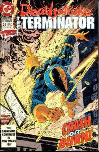 Deathstroke: The Terminator   #24, NM + (Stock photo)