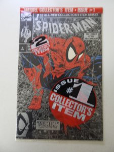 Spider-Man #1 Unpriced / $2 Polybagged Silver Edition (1990)