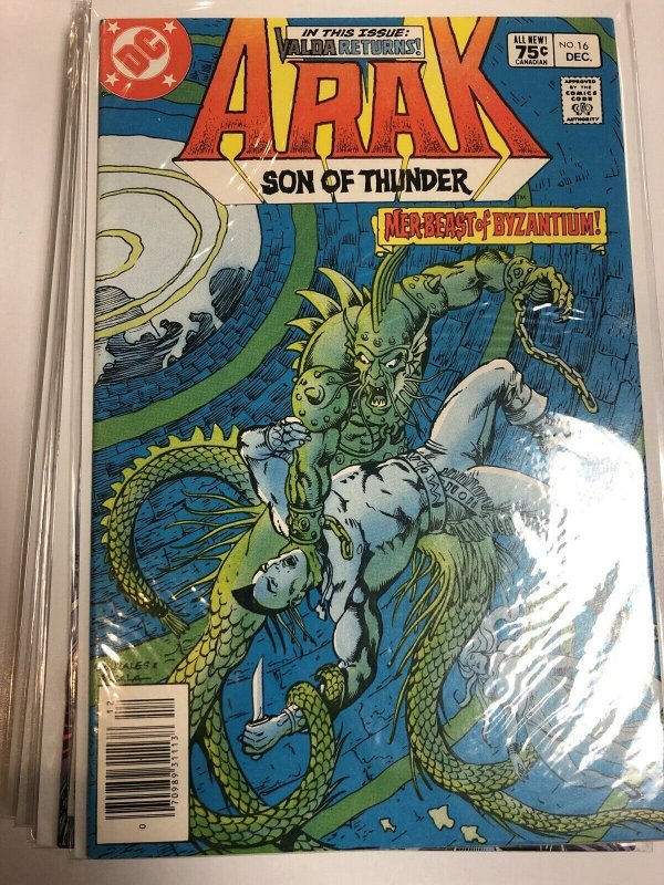 Arak (1982) #14,15,16,17,19,21,24,26,27,28,29,30 Canadian Price Variant CPV