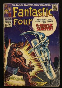 Fantastic Four #55 GD/VG 3.0 Silver Surfer Appearance!