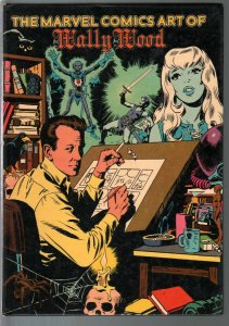 Marvel Comics Art Of Wally Wood 1982-hardback-Wally Wood self-portrait cover-VF