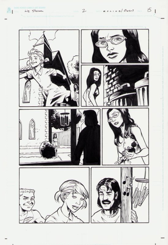 BPRD: Dead Remembered #2 Pg. 15 - INTERIOR PAGE - KARL MOLINE 2011 (HELLBOY UNI)