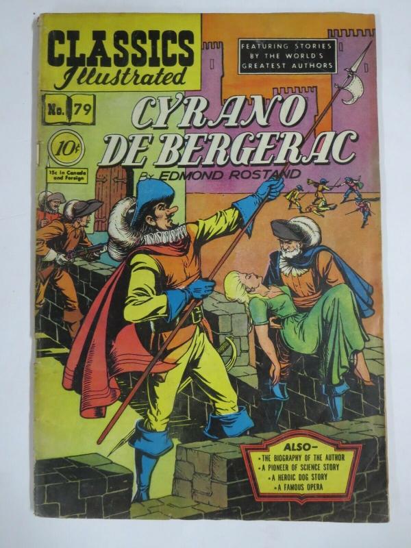 CLASSIC ILLUSTRATED #79 (G) CYRANO De BERGERAC (1ST Edition, HRO=78) Jan 1951