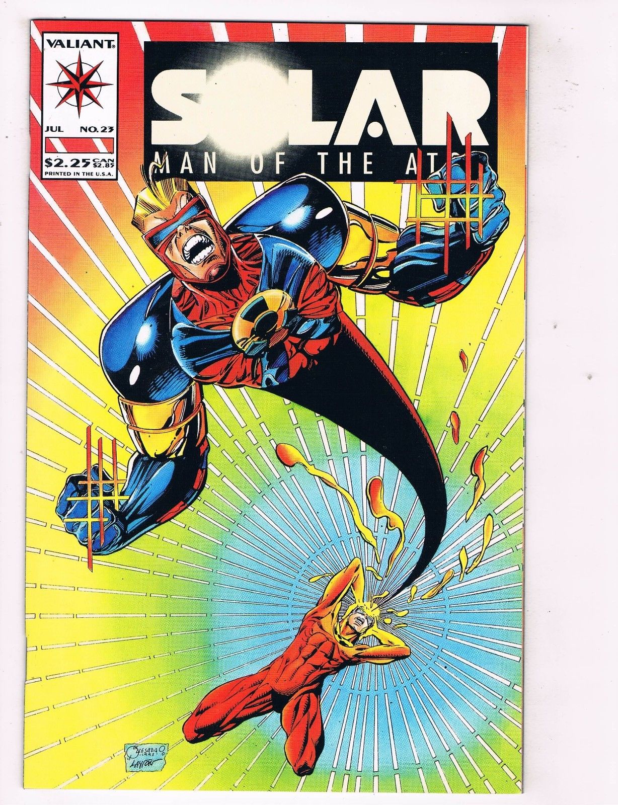 Solar Man of the Atom #27 November 1993 Valiant Comic Book VF/NM