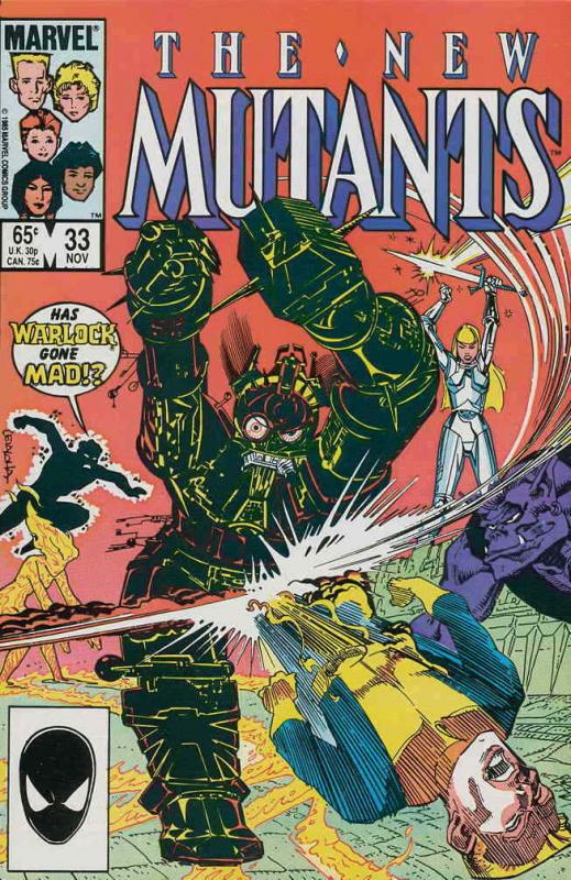 New Mutants, The #33 VF; Marvel | save on shipping - details inside 