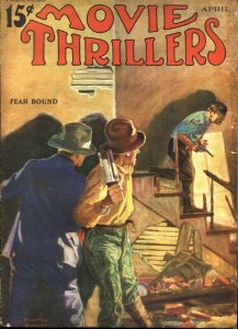 Movie Thrillers #6 March 1925-Elusive RARE Bedsheet Pulp magazine