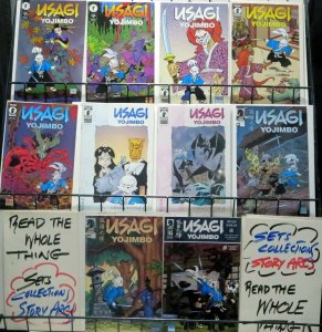 USAGI YOJIMBO COLLECTION! 26 issues- Fantagraphics, Dark Horse, TMNT x-over