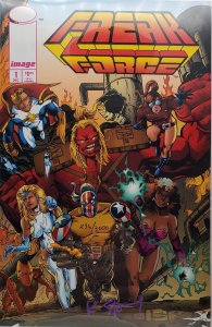 Freak Force #1 (1993) Signed by KARI STORY, COA #236 NM/MINT