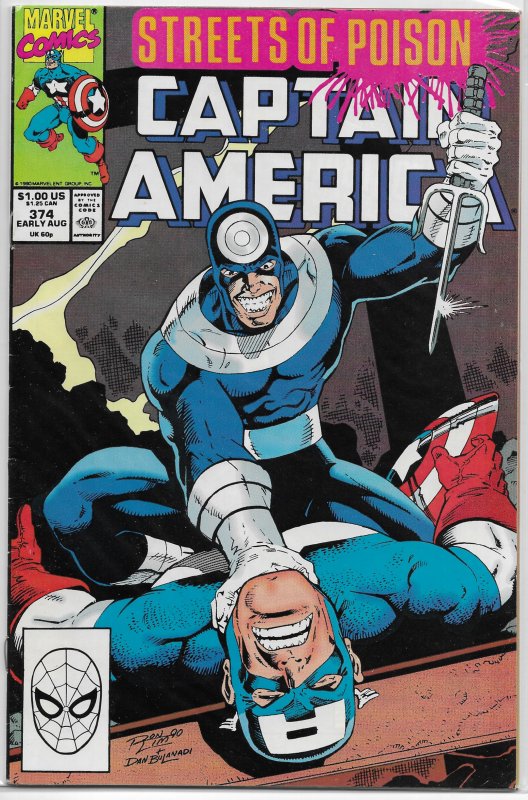 Captain America   vol. 1   #374 FN (Streets of Poison 3)