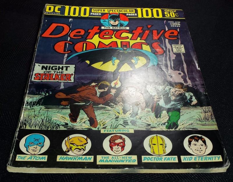 Detective Comics #439 - Batman / Hawkman / Origin of Manhunter (DC, 1974) VG/FN