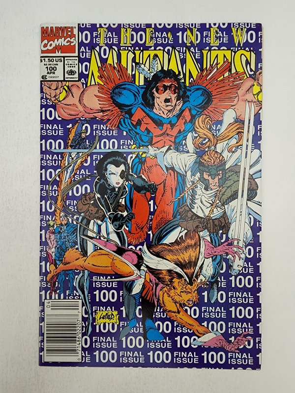 The New Mutants #100 (1991) Newstand 1st appearance of X-Force