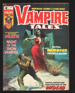 Vampire Tales #4 1974-Boris Vallejo cover-First Lilith appearance-Doug Moench...