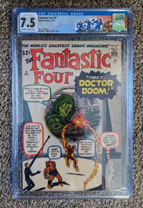 Fantastic Four #5 Marvel, 1962 - 1st Doctor Doom Appearance - CGC 7.5