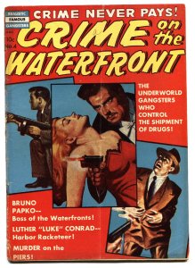 Crime On The Waterfront #4 - 1952 - Avon - G/VG - comic book