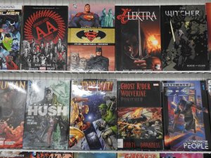 Huge Lot of 45 TPBs and Graphic Novels W/ Batman, Avengers, +More! Avg. FN+