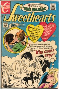 Sweethearts #109 1970-Charlton-diamond ring cover-VG/FN