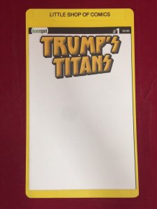 Trumps Titans #1 Blank Sketch Variant NM Keenspot 2017