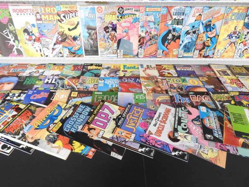 Huge Lot 190+ Comics W/ Batman, Superman, GI Joe, +More! Avg FN Condition!