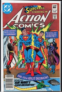 Action Comics #534 Newsstand Edition (1982) Superman