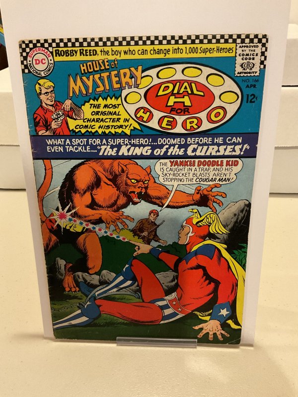 House of Mystery #166  VG  1967  Dial H for Hero!  Martian Manhunter!