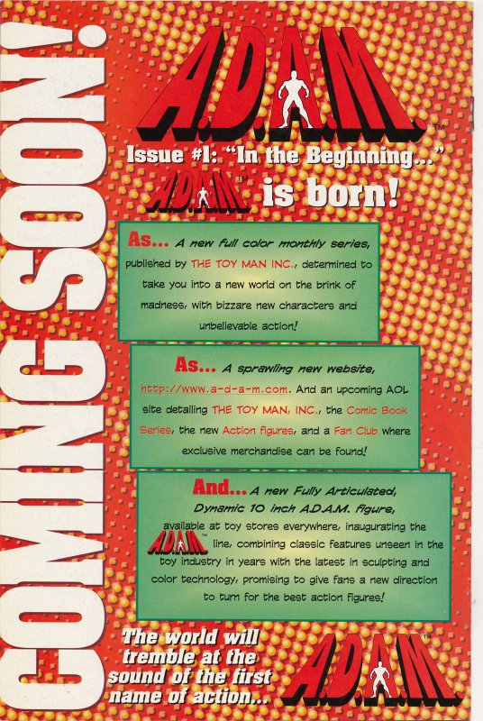 Adam (1998) Ashcan #1 VF